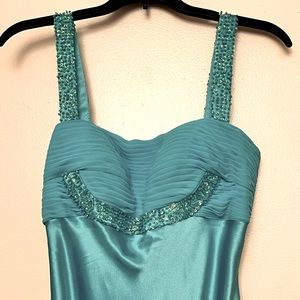 Windsor Gown in Turquoise